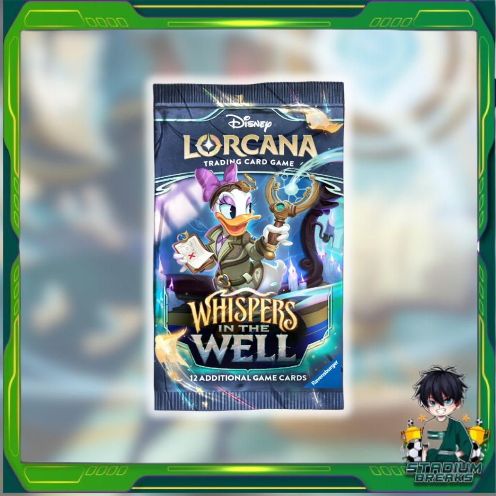 [ พร้อมส่ง!! แยกซอง ] Disney Lorcana :  Booster Pack การ์ดเกม  (p4) ( 80 กรัม )