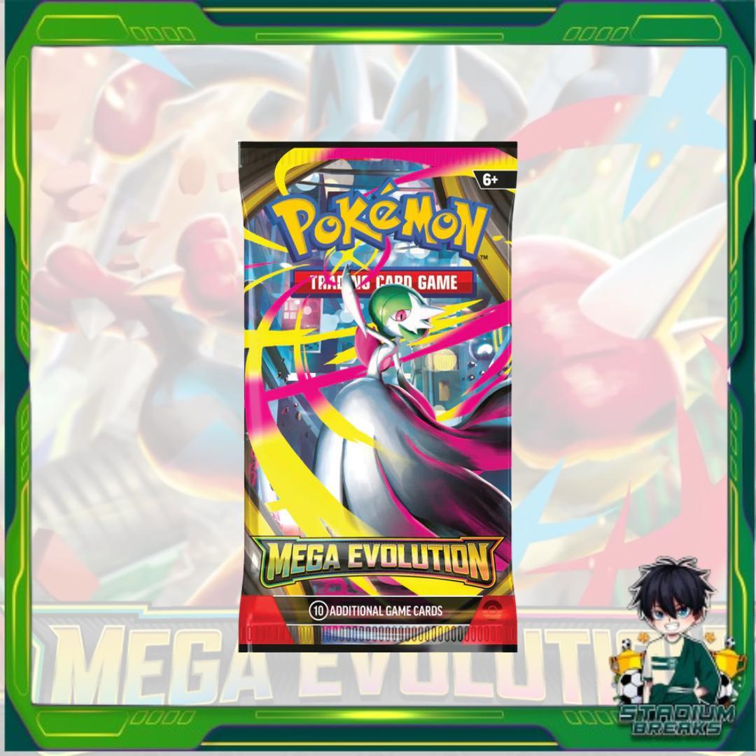 [ พร้อมส่ง! แยกซอง! ] ซองการ์ดโปเกมอนภาษาอังกฤษ Pokemon TCG: Mega Evolution  Booster Pack (p2)