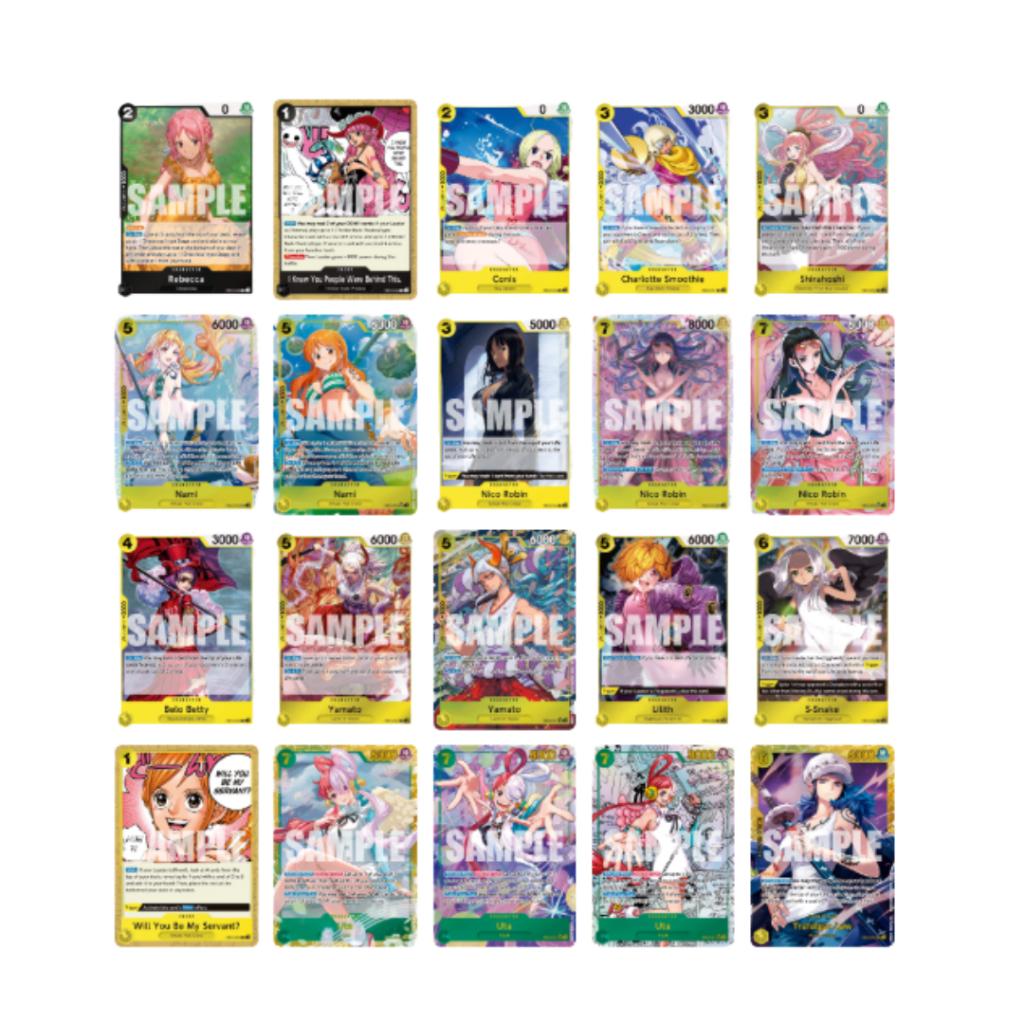 [ ยกกล่อง ] พร้อมส่ง!! การ์ดเกมวันพีซ ชุดพิเศษ Extra Booster ONE PIECE Heroines Edition [EB03] Bandai  Ver.Eng (p3) (750g)