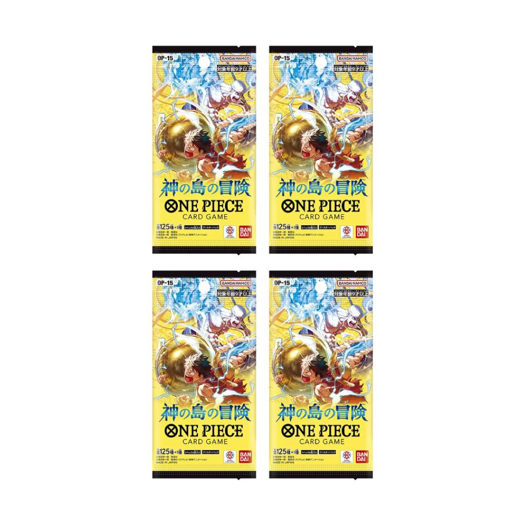 [ แยกซอง ] การ์ดเกมวันพีซ ONE PIECE CARD GAME BOOSTER PACK -Adventure on KAMI’s Island- [OP-15] สินค้าใหม่ล่าสุด!! (p3)