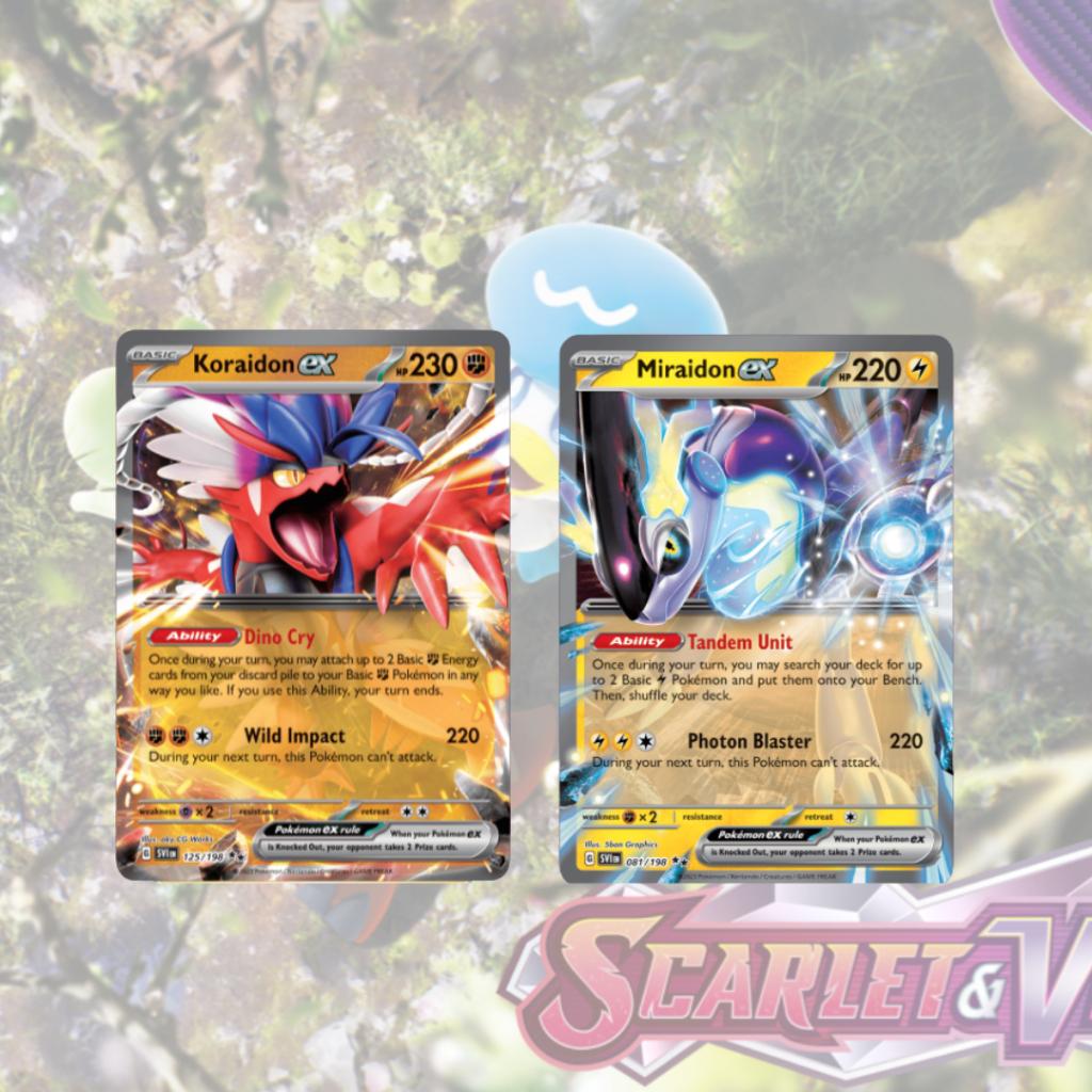 [ แยกซอง ] Pokémon TCG : Scarlet & Violet  Booster Pack Eng การ์ดสะสม พร้อมส่ง (p4) (80 g)
