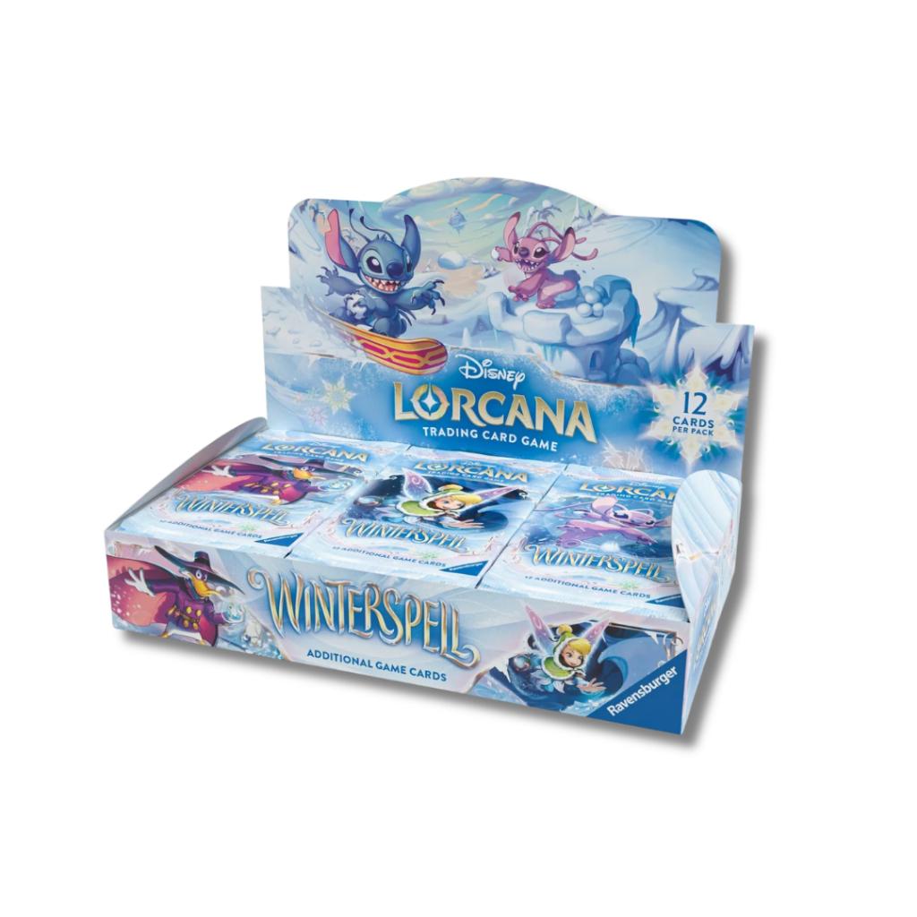 แยกซอง!! การ์ดเกม Disney Lorcana Winterspell Trading Card Game Booster Pack (p3) (80g)