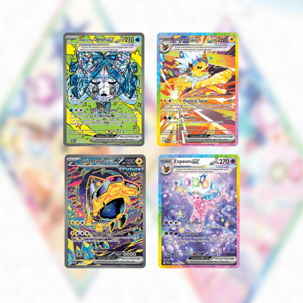 [ แยกซอง ]  พร้อมส่ง! การ์ดเกมโปเกม่อน Pokémon TCG: Scarlet & Violet—Prismatic Evolutions Expansion Ver.English (p3) (40g)