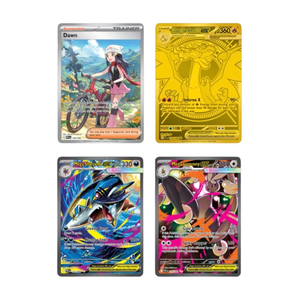 ยกกล่อง!! Pokemon Ver.Eng Mega Evolution Phantasmal Flames Pokémon Center Elite Trainer Box (p3) ( 750g )