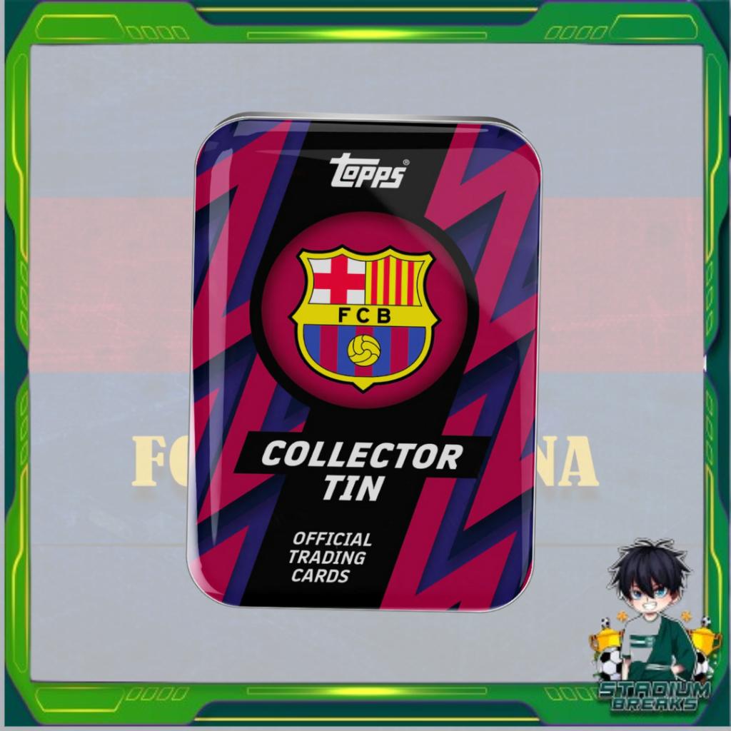 [ ยกกล่อง] 2025-26 Topps Collectors Tin : FC Barcelona พร้อมส่ง!!  (p3)