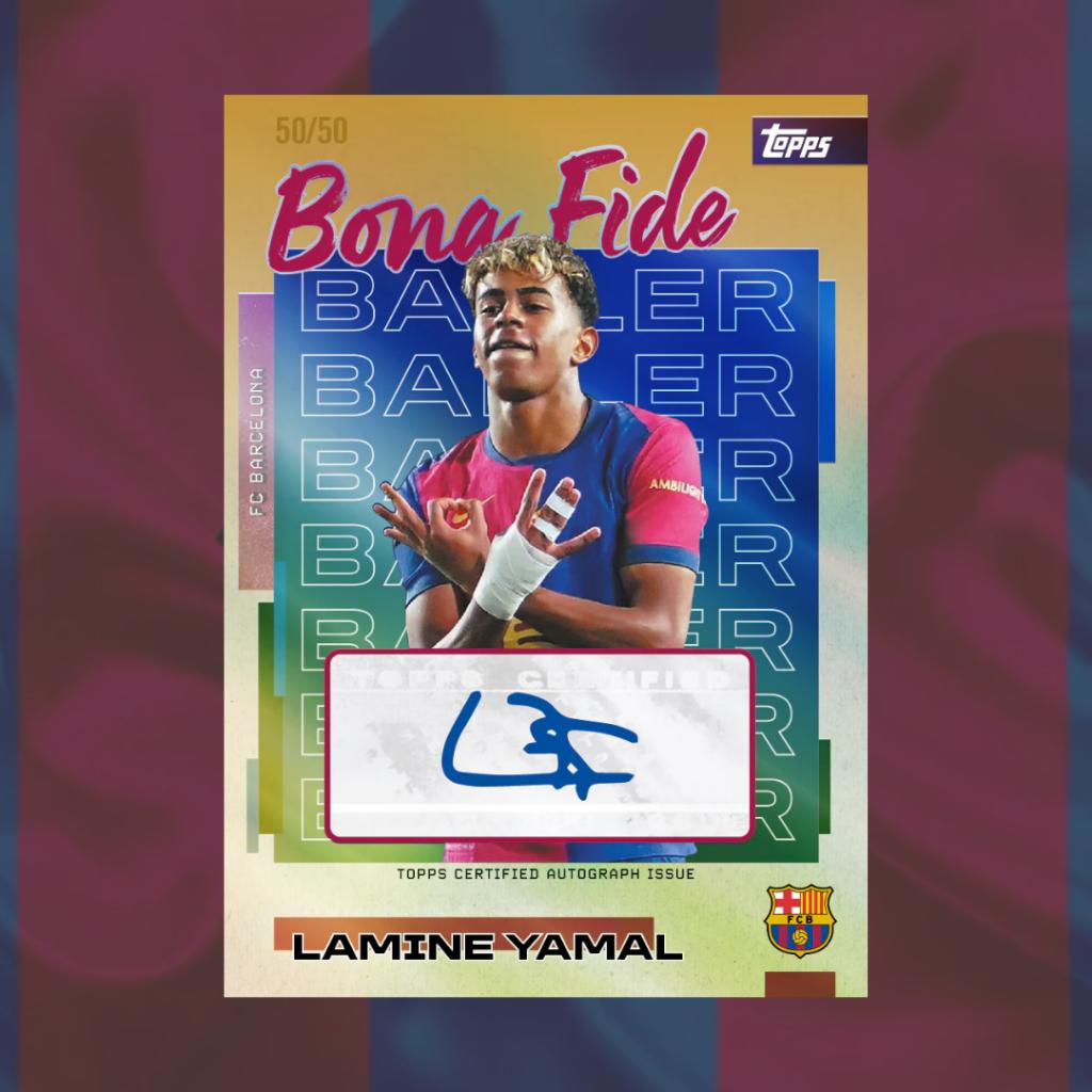 [ ยกกล่อง ] พร้อมส่ง!! 2025-26 Topps Team Set : FC Barcelona การ์ดสะสมกิฬา (p3) ( 250 G )