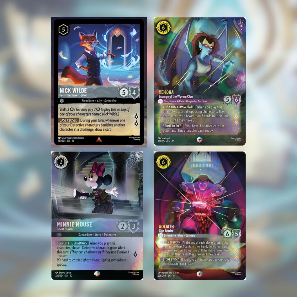 [ พร้อมส่ง!! แยกซอง ] Disney Lorcana :  Booster Pack การ์ดเกม  (p4) ( 80 กรัม )