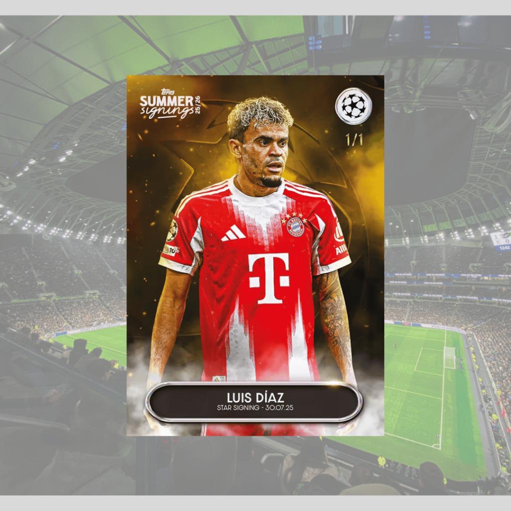 [ ยกกล่อง ] พร้อมส่ง!! 2025-26 Topps UEFA Club Competitions Summer Signings พร้อมส่ง!! (p3)(270g)