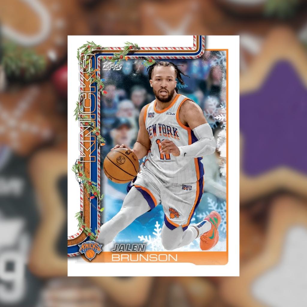 2025-26 การ์ดสะสม Topps Holiday Basketball - Advent (Countdown) Calendar (p4) ( 600 G )