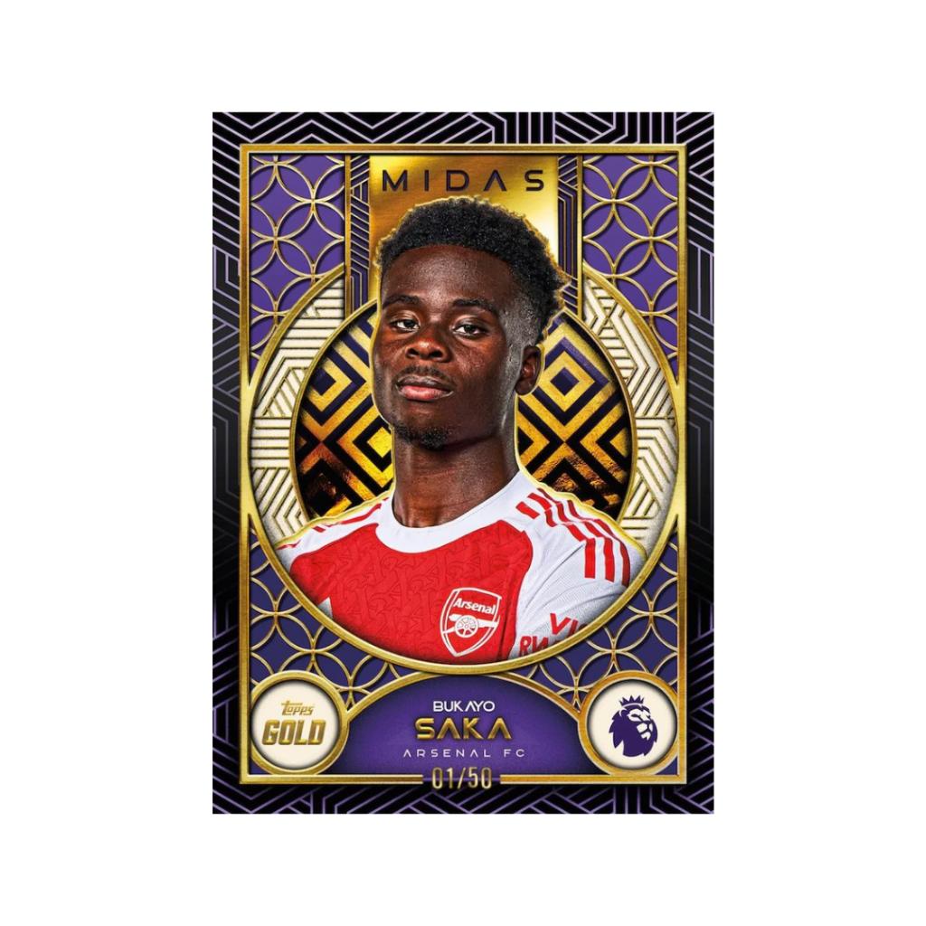 [ ยกกล่อง ] 2025-26 Topps Gold Premier League EPL Soccer Hobby พร้อมส่ง!!  (p3) (190g)