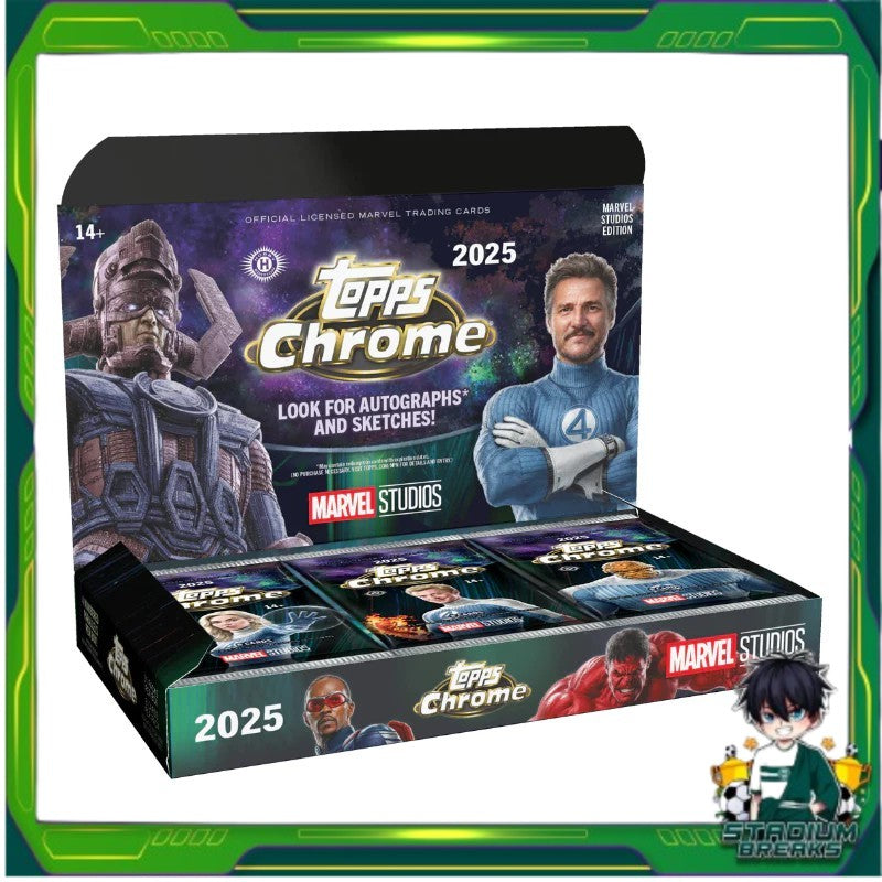 ยกกล่อง! 2025 Topps Marvel Studios Chrome - Hobby Box (p3)