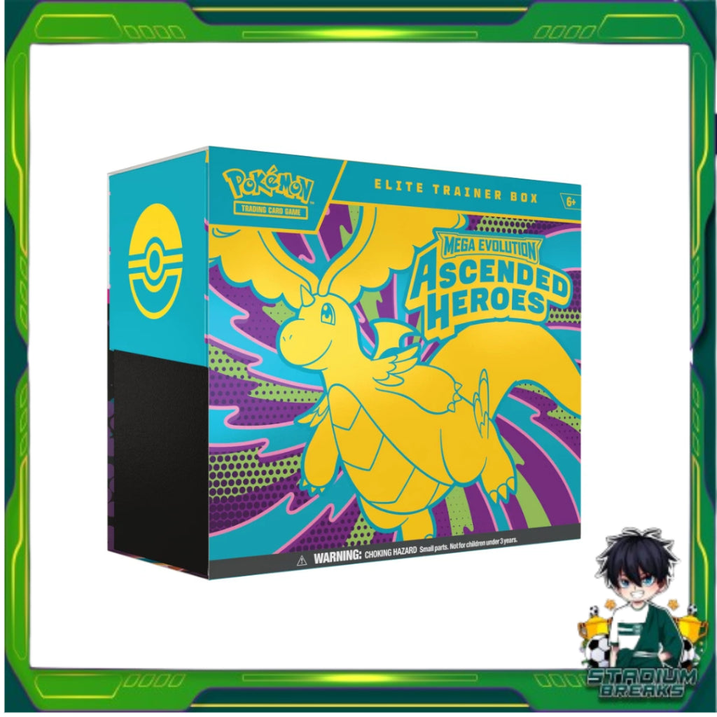[ ยกกล่อง ] Pokémon TCG : Mega Evolution Ascended Heroes  Elite Trainer Box (p3)
