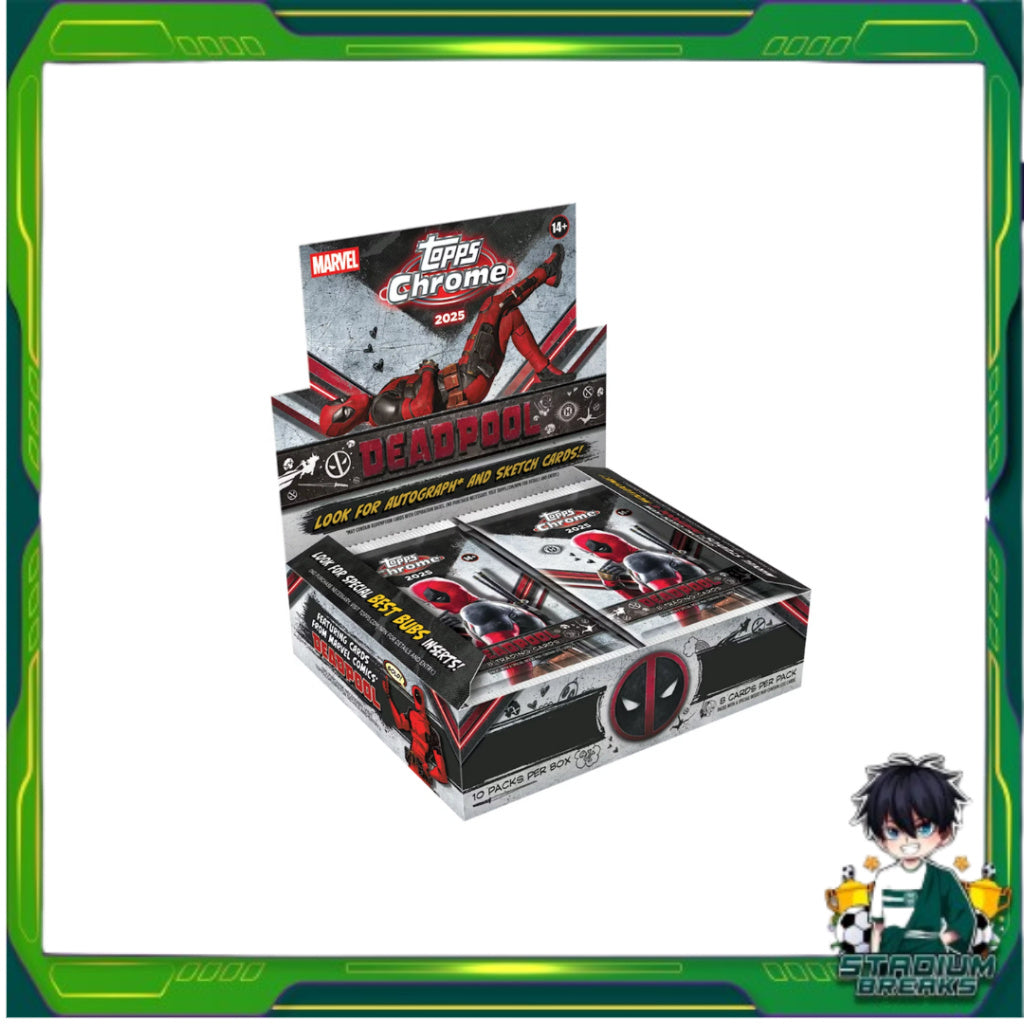 [ ยกกล่อง ] 2025 Topps Chrome Deadpool Hobby Box (p3)