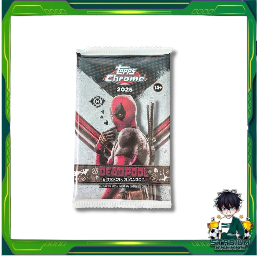 [ แยกซอง ] 2025 Topps Chrome Deadpool Hobby Box (p3)