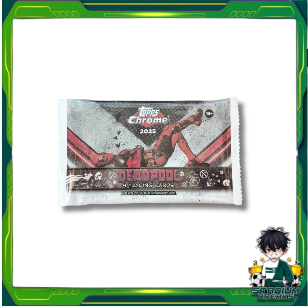 [ แยกซอง ] 2025 Topps Chrome Deadpool  Value Box (p3)
