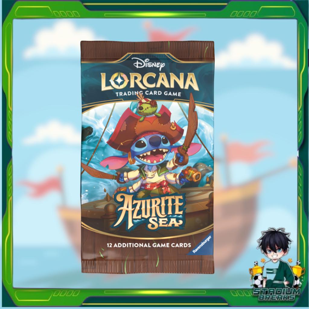 [ แยกซอง ] Disney Lorcana : Azurite Sea Booster Pack พร้อมส่ง!!  (p3)(80g)