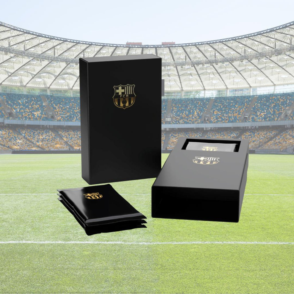 [ พร้อมส่ง! ] การ์ดฟุตบอล Futera Liverpool FC  /  Arsenal FC  / Barcelona FC Platinum 2025-26 Hobby Box (p3) (230g)