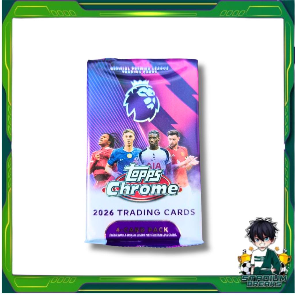 แยกซอง!! 2026 Topps Chrome Premier League - Value Pack (p3) (100g)