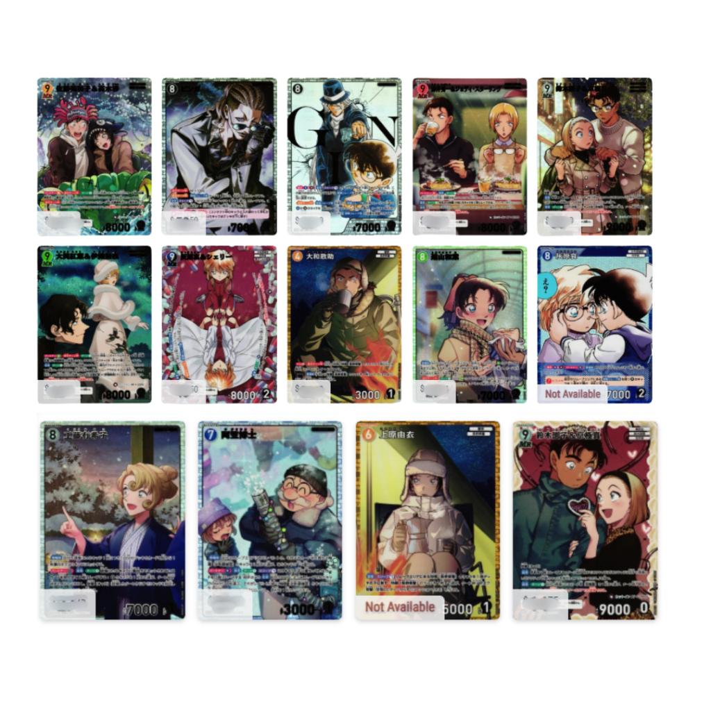 [ แยกซอง ] พร้อมส่ง!! การ์ดเกม TAKARA TOMY Detective Conan TCG CT-P08 Booster Fate of Sorrow Box (p3)