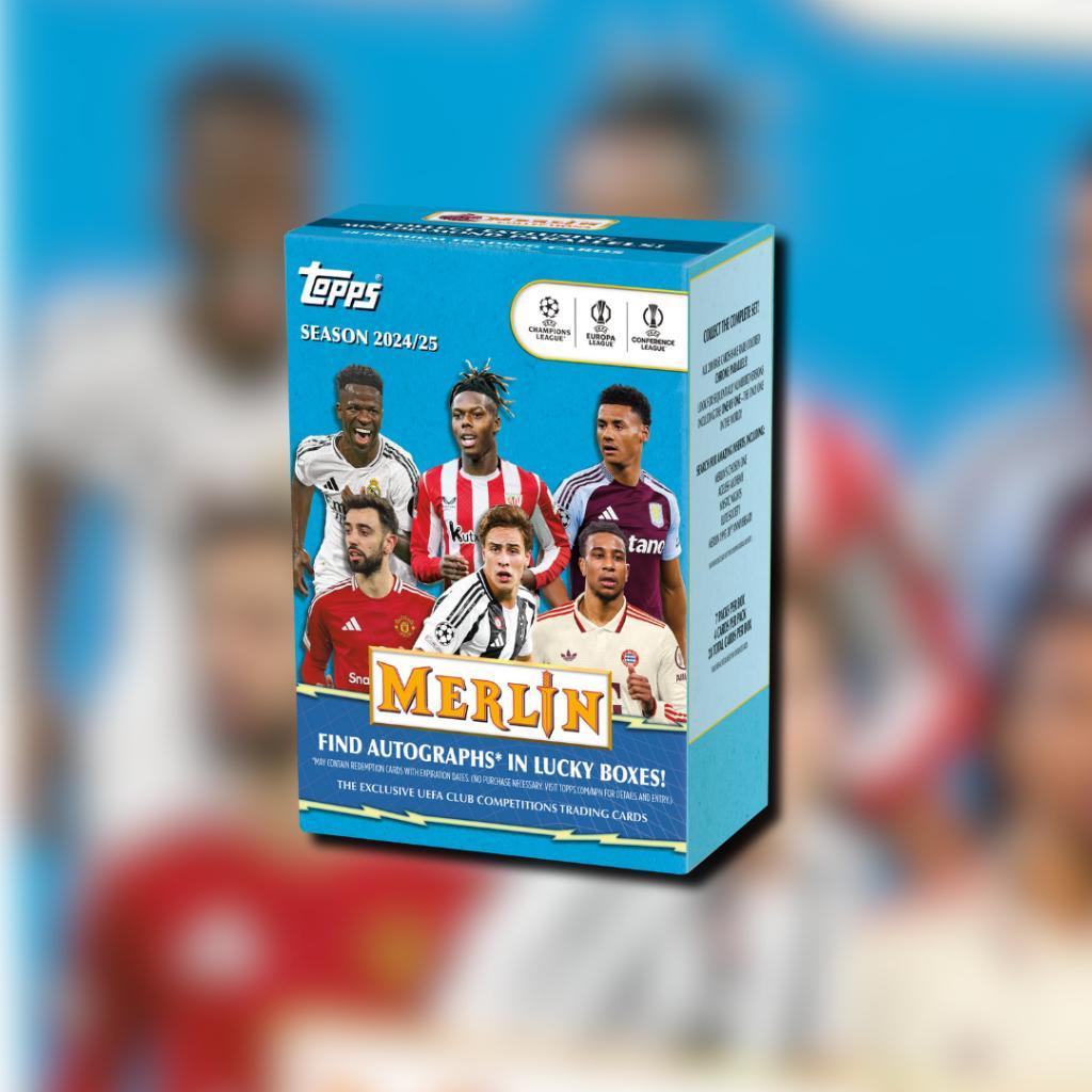 [ แยกซอง ] 2024-25 Topps Merlin UCC  Value Box สินค้าพร้อมส่ง!!  (p3)(90g)