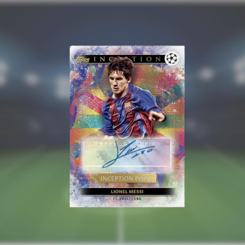 [ ยกกล่อง  พร้อมส่ง! ]  การ์ดสะสมฟุตบอล 2024-2025 Topps Inception UEFA Club Competitions - Hobby Box (p3) (120g)