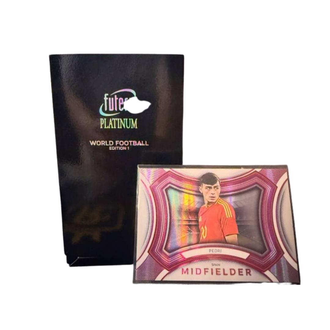 ยกกล่อง พร้อมส่ง การ์ดฟุตบอล 2025/26 Futera World Football Platinum Edition 1 Hobby Box (p3) (230g)