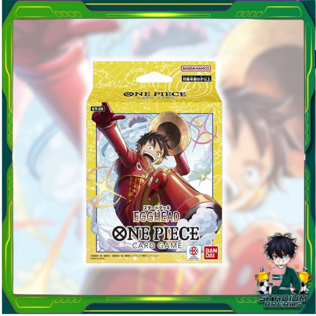 [ พร้อมส่ง!! ] ชุดเริ่มต้นเล่น One piece Card Game  STARTER DECK -EGGHEAD- [ST-29] (p3) (280g) ใหม่ล่าสุด!!