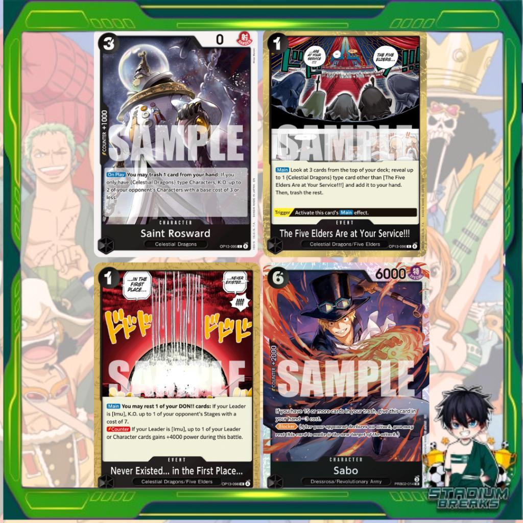[ ยกกล่อง ] พร้อมส่ง!! ONE PIECE Card Game : Carrying on His Will - Booster Box OP13 ver.English สินค้าใหม่ล่าสุด (p3) (700g)