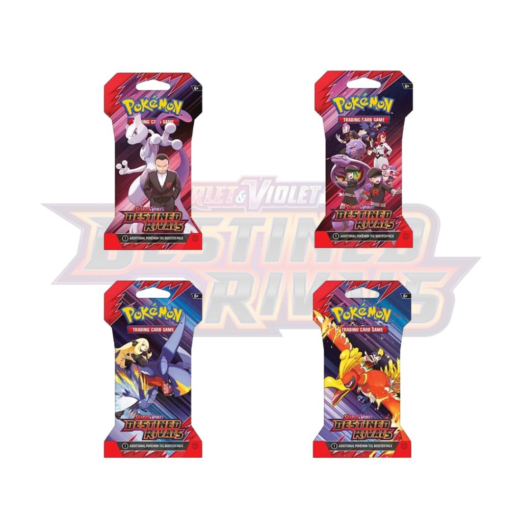 [ พร้อมส่ง!! ] การ์ดเกมโปเกมอน Pokémon TCG Scarlet & Violet—Destined Rivals ENG SV10 รุ่น Sleeved Booster Pack การ์ดเกม การ์ดสะสม สำหรับสาวกโปเกม่อน ตามหานอกเรตการันตีกัน (p3) (100g)