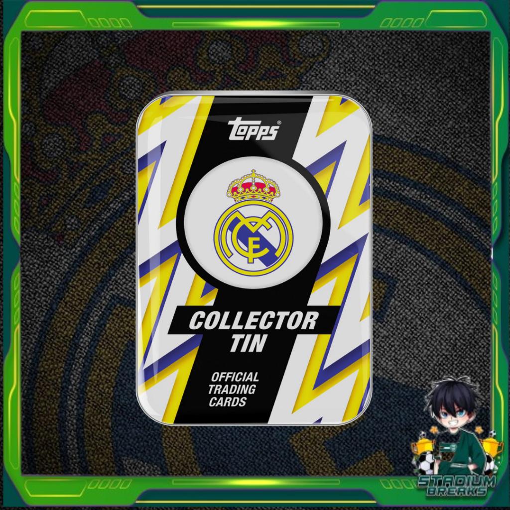 [ ยกกล่อง] พร้อมส่ง!! 2025-26 Topps Collectors Tin : Real Madrid สาวกราชันชุดขาว ห้ามพลาด (p3)