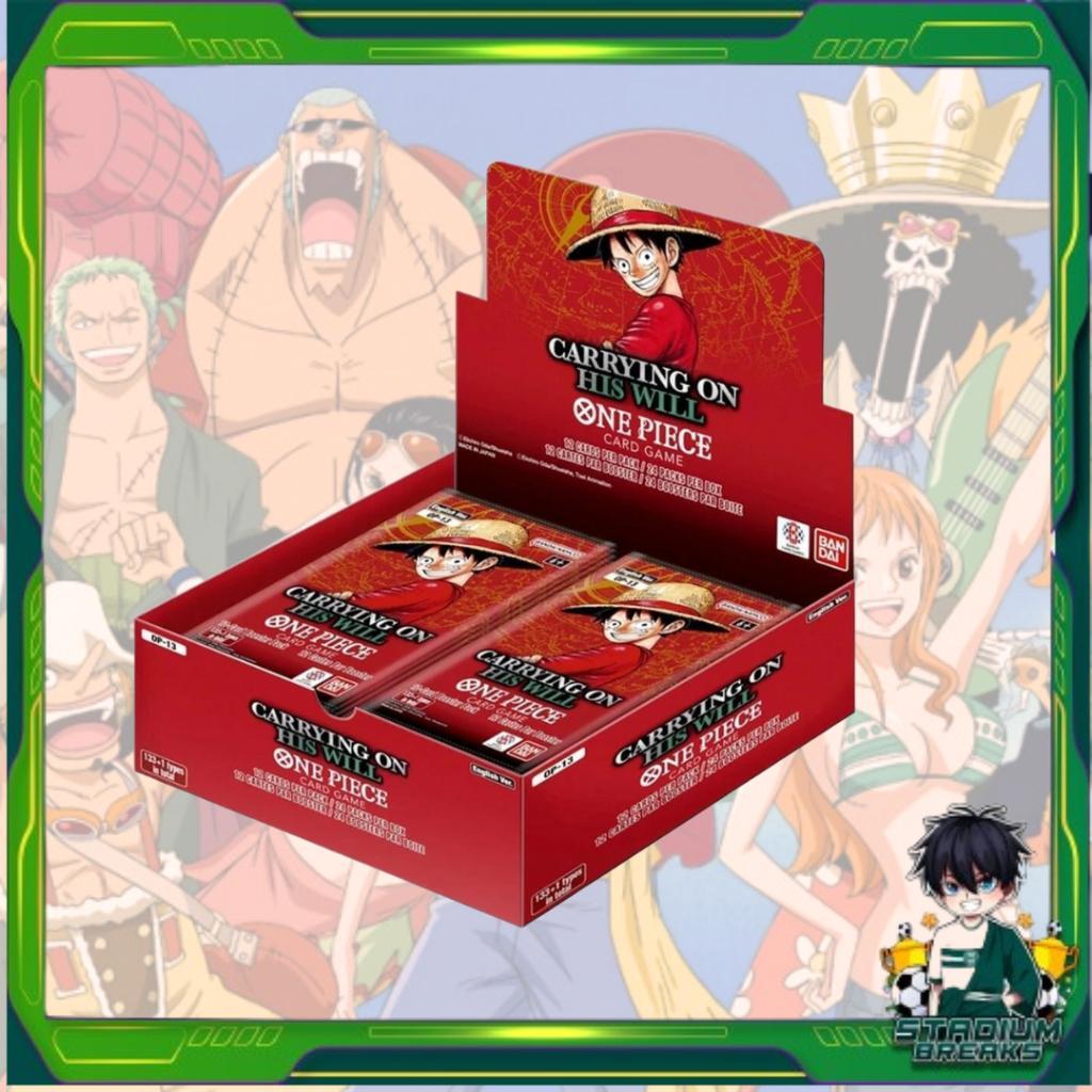 [ ยกกล่อง ] พร้อมส่ง!! ONE PIECE Card Game : Carrying on His Will - Booster Box OP13 ver.English สินค้าใหม่ล่าสุด (p3) (700g)