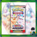 [ แยกซอง ]  พร้อมส่ง! การ์ดเกมโปเกม่อน Pokémon TCG: Scarlet & Violet—Prismatic Evolutions Expansion Ver.English (p3) (40g)