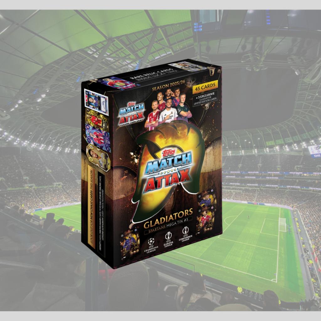 [ ยกกล่อง ] พร้อมส่ง!! 2025-26 Topps Match Attax UEFA Champions League Mega Tin การ์ดสะสม การ์ดสะสมกิฬา (p3) ( 300 กรัม )