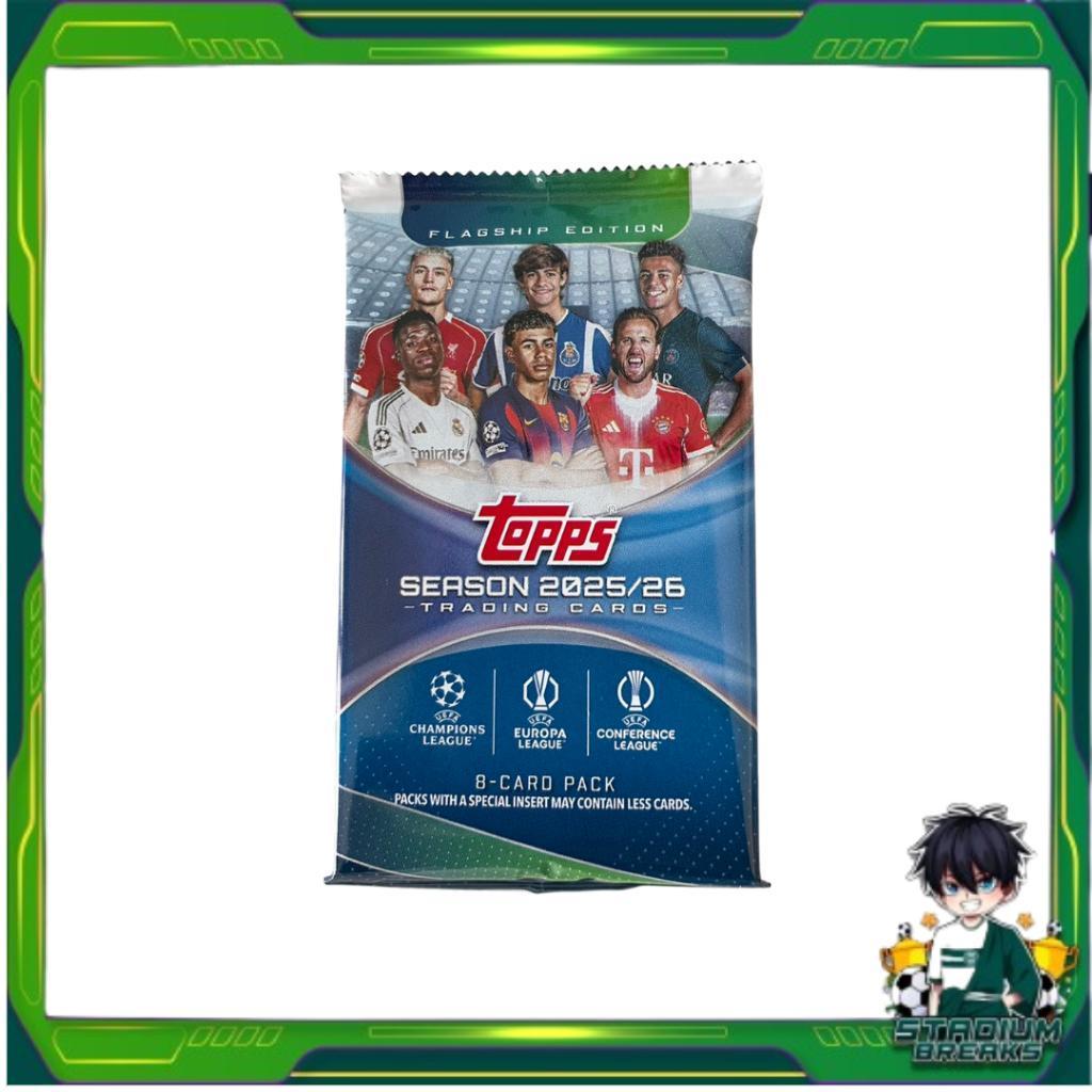 [ แยกซอง ] พร้อมส่ง!! 2025-26 Topps UEFA Club Competitions - Value Box การ์ดสะสมฟุตบอล (p3)(130g)