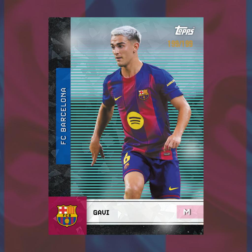 [ ยกกล่อง ] พร้อมส่ง!! 2025-26 Topps Team Set : FC Barcelona การ์ดสะสมกิฬา (p3) ( 250 G )