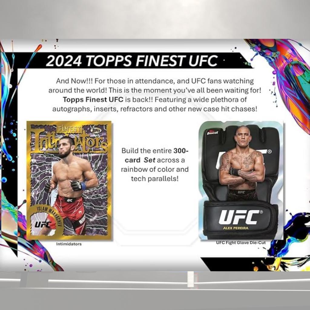 พร้อมส่ง!! การ์ดสะสมนักมวย 2024 Topps UFC Finest รุ่น Blaster Box ตามหาใบนอกเรตกล่องกัน!! (p4)
