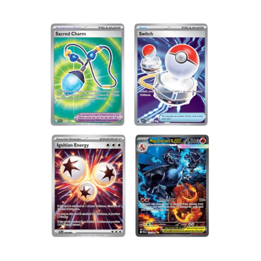 ยกกล่อง!! Pokemon Ver.Eng Mega Evolution Phantasmal Flames Pokémon Center Elite Trainer Box (p3) ( 750g )