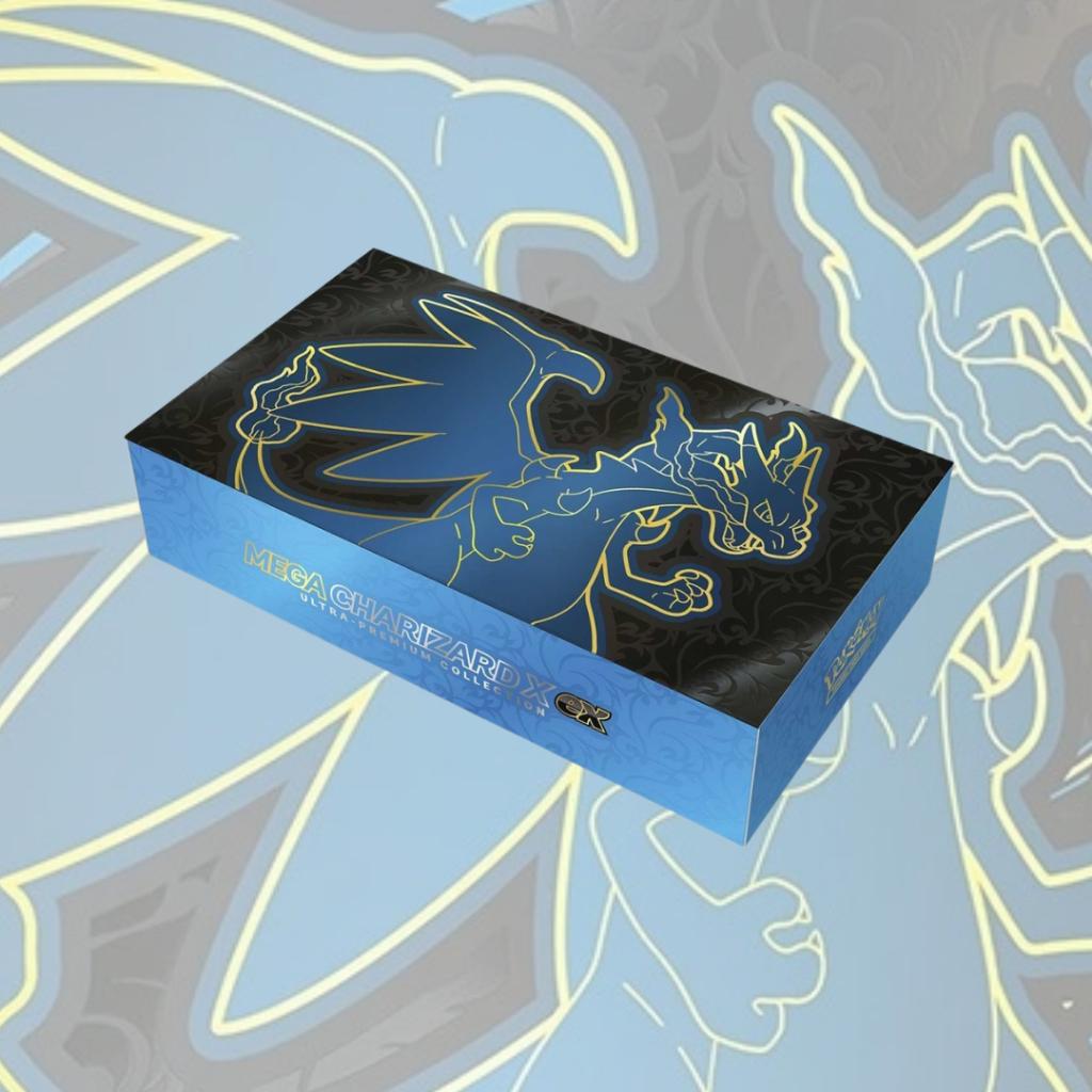 พร้อมส่ง!  Pokemon TCG MEGA CHARIZARD X EX ULTRA PREMIUM COLLECTION SET ใหม่ล่าสุด! (p3) (1.80 kg)