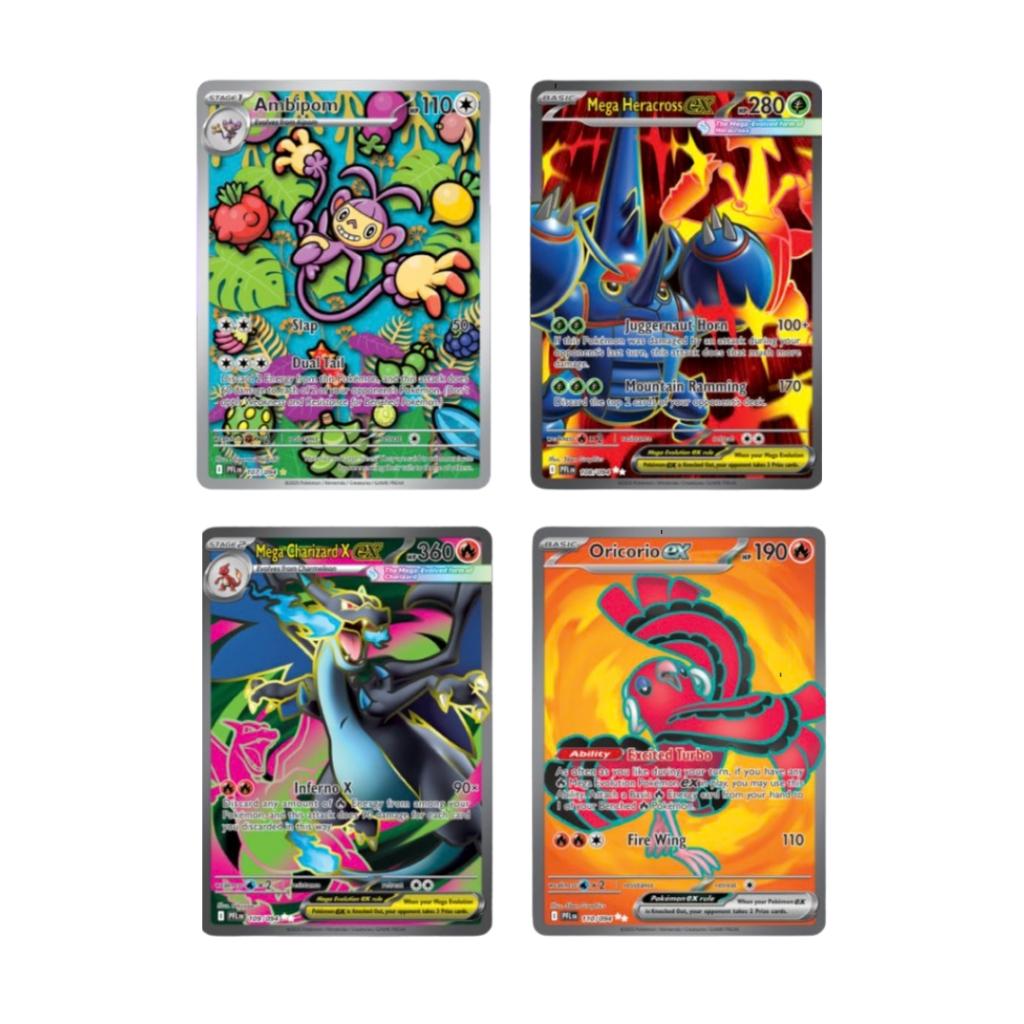 ยกกล่อง!! Pokemon Ver.Eng Mega Evolution Phantasmal Flames Pokémon Center Elite Trainer Box (p3) ( 750g )