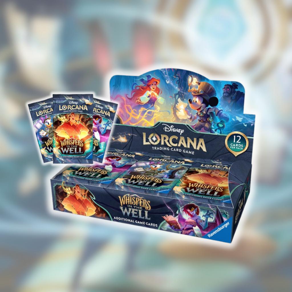 [ พร้อมส่ง!! แยกซอง ] Disney Lorcana :  Booster Pack การ์ดเกม  (p4) ( 80 กรัม )
