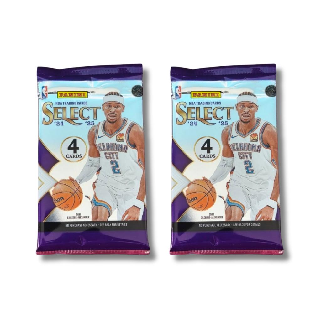 [ พร้อมส่ง!!! ] แยกซอง การ์ดสะสมบาสเก็ตบอล 2024-25 Panini Select NBA Basketball Trading Card Blaster Pack ล่าสุด! (p4)