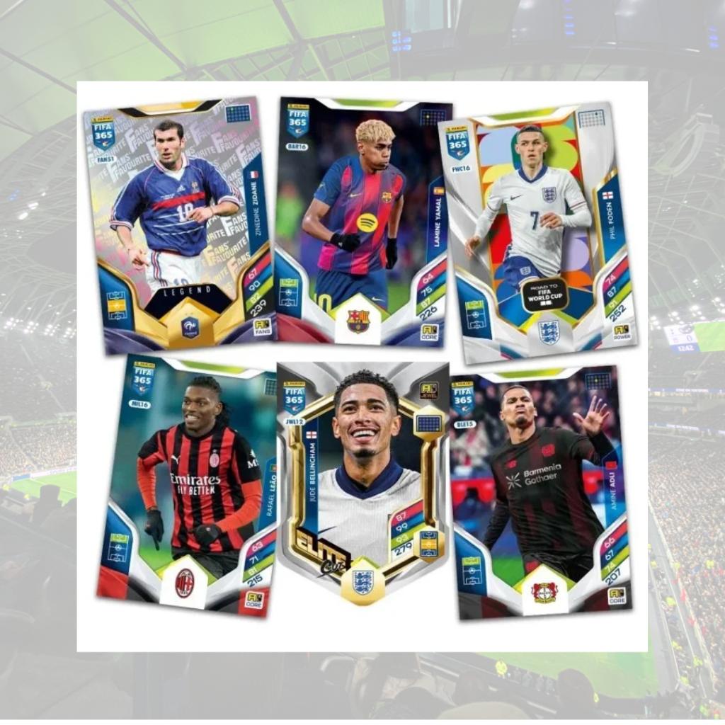 [ พร้อมส่ง! ] แยกซอง  การ์ดสะสมฟุตบอล Panini FIFA 365 2026 Adrenalyn XL (p4) ( 50 กรัม )