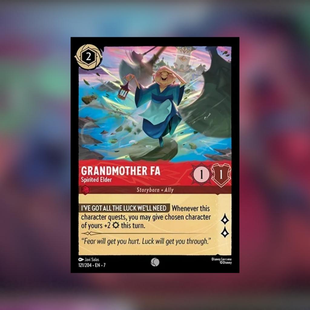 พร้อมส่ง!! Disney Lorcana : Reign of Jafar Ruby-Steel Single Deck การ์ดสะสม  (p2)(230g)