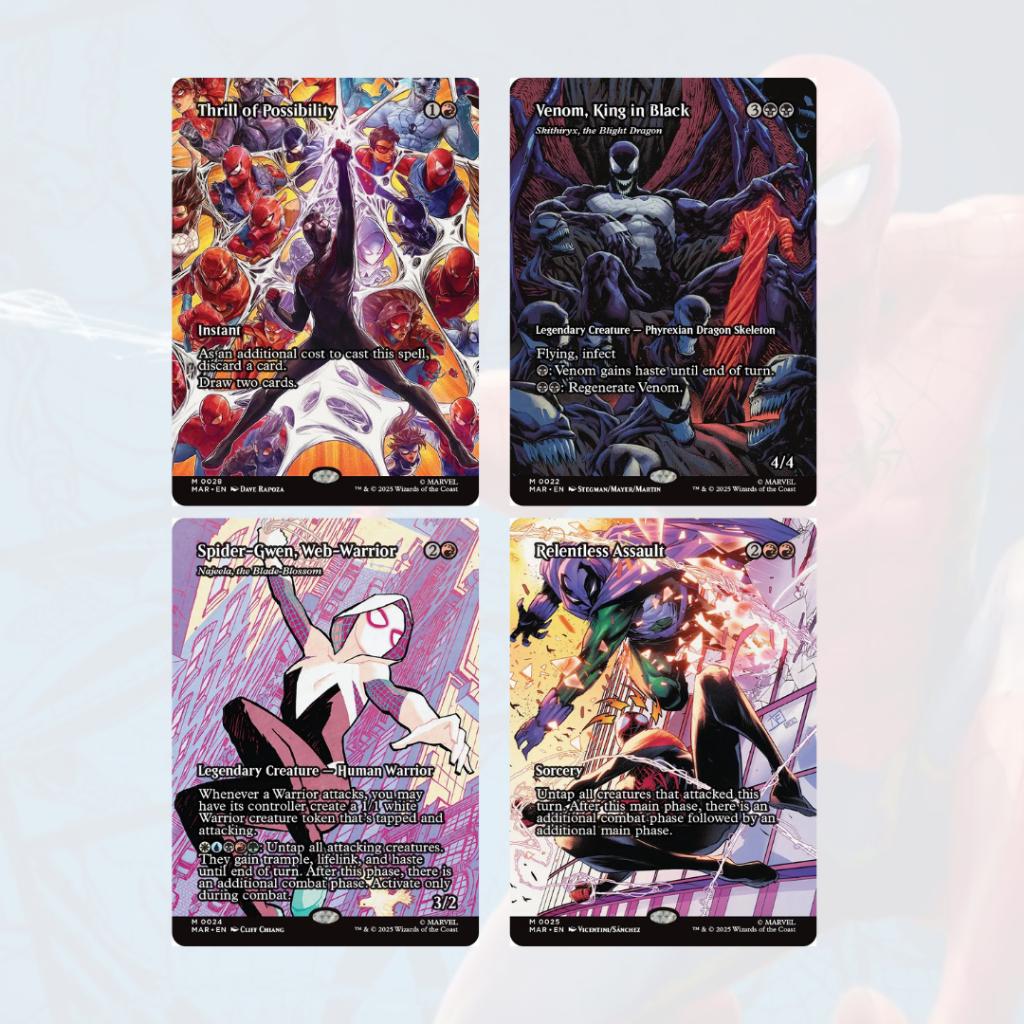 พร้อมส่ง! การ์ดเกม Magic: The Gathering | Marvel's Spider-Man Collector Booster (p4)