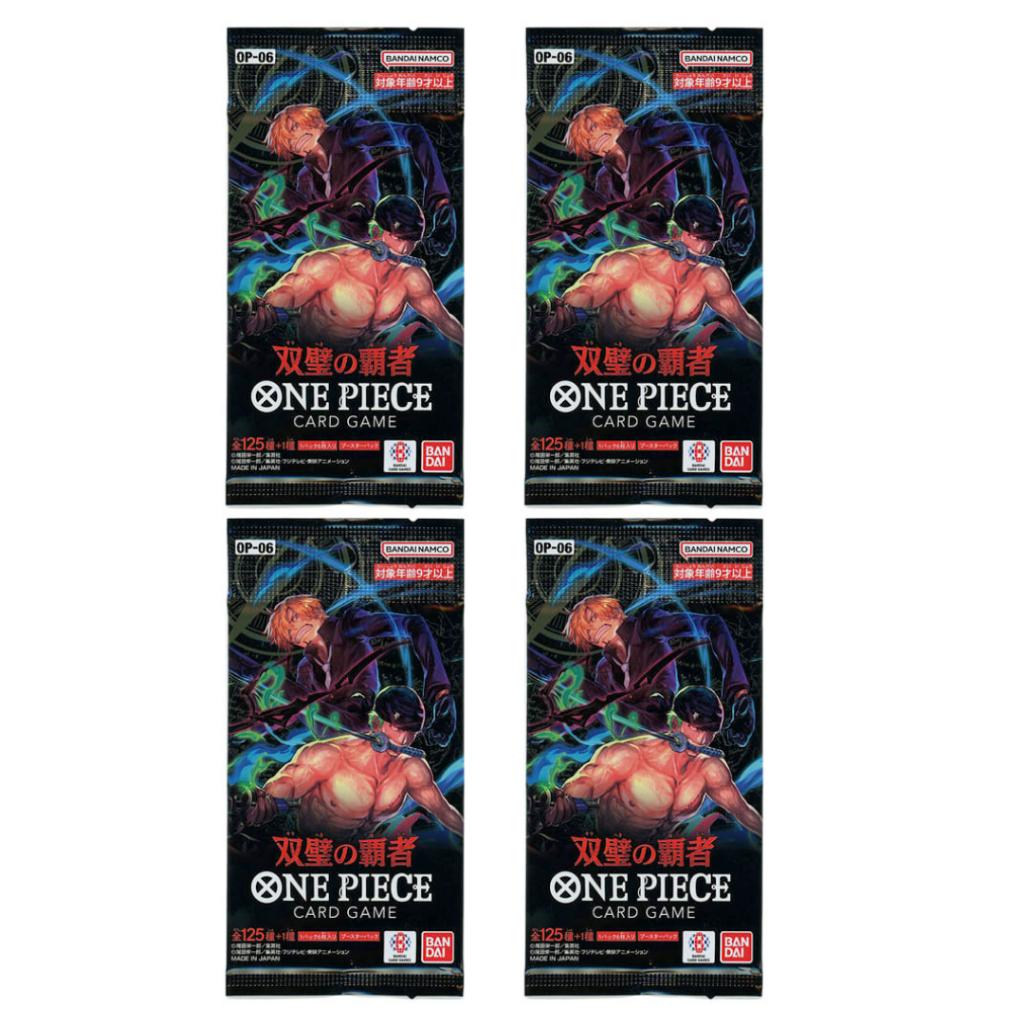 [ แยกซอง!! ] การ์ดเกม ONE PIECE OP-06 Booster Pack : Wings of the Captain (p3) (100g)