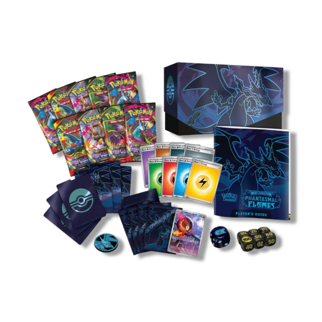 ยกกล่อง!! Pokemon Ver.Eng Mega Evolution Phantasmal Flames Pokémon Center Elite Trainer Box (p3) ( 750g )