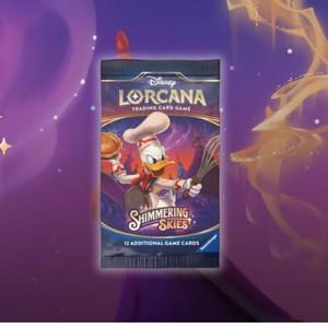 [ พร้อมส่ง!! แยกซอง ] Disney Lorcana :  Booster Pack การ์ดเกม  (p4) ( 80 กรัม )