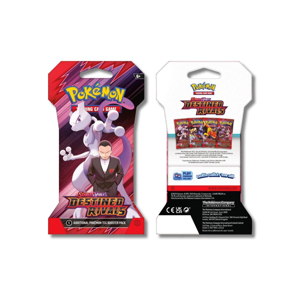 [ พร้อมส่ง!! ] การ์ดเกมโปเกมอน Pokémon TCG Scarlet & Violet—Destined Rivals ENG SV10 รุ่น Sleeved Booster Pack การ์ดเกม การ์ดสะสม สำหรับสาวกโปเกม่อน ตามหานอกเรตการันตีกัน (p3) (100g)