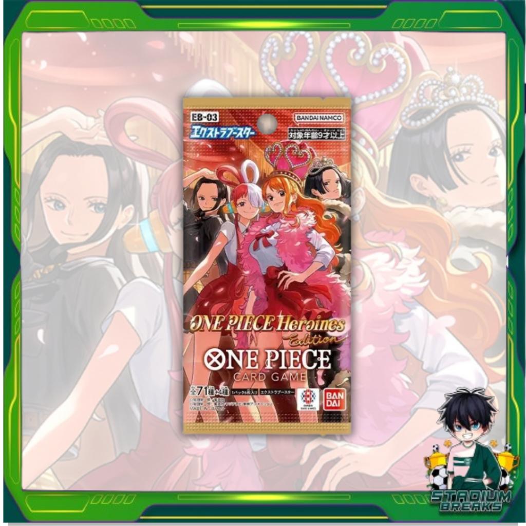 แยกซอง!! การ์ดเกมวันพีซ ชุดพิเศษ Extra Booster ONE PIECE Heroines Edition [EB03] Bandai (p3) (108g)