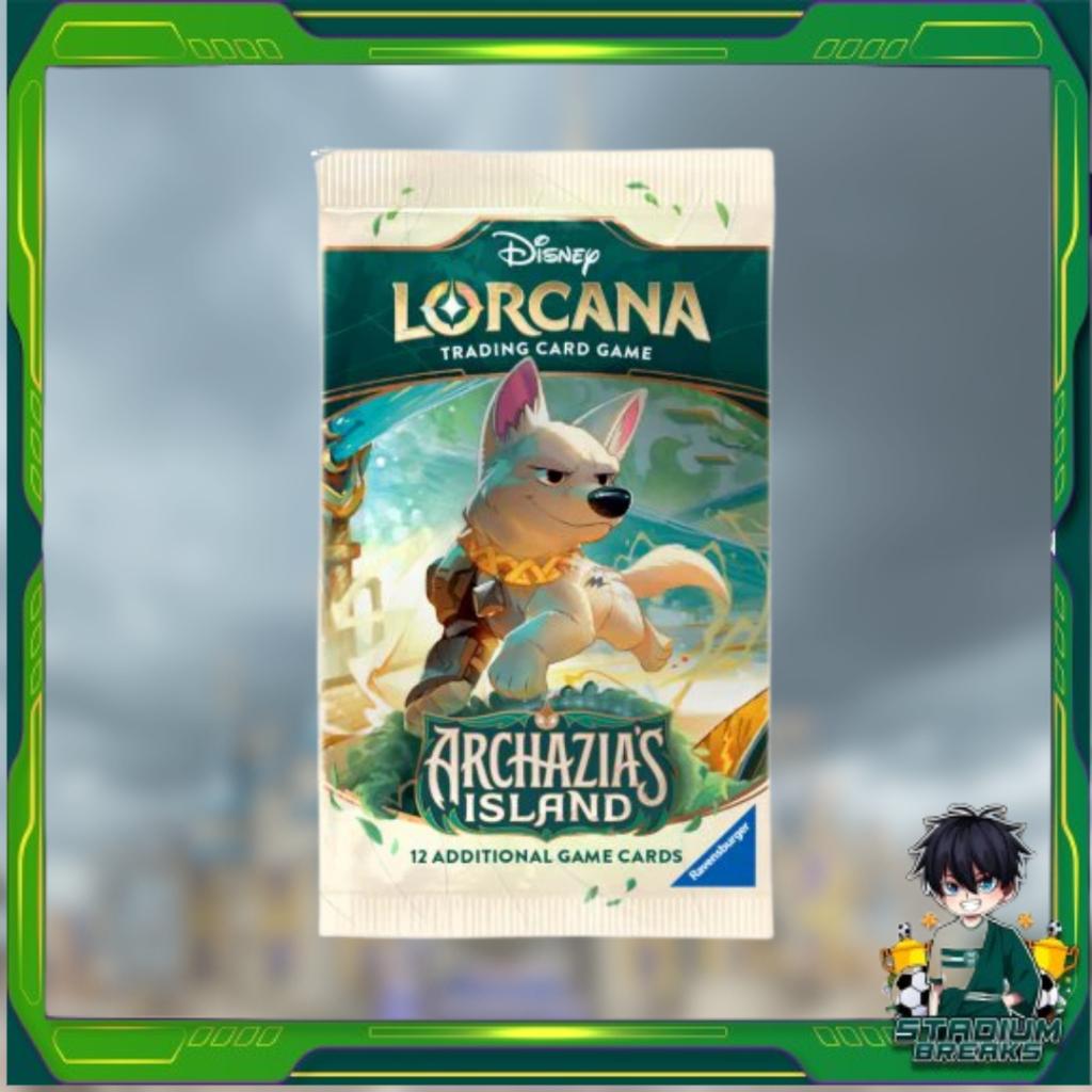[ แยกซอง ] การ์ดสะสม Disney Lorcana : Archazia’s Island Booster Pack พร้อมส่ง!! (P3)(80g)